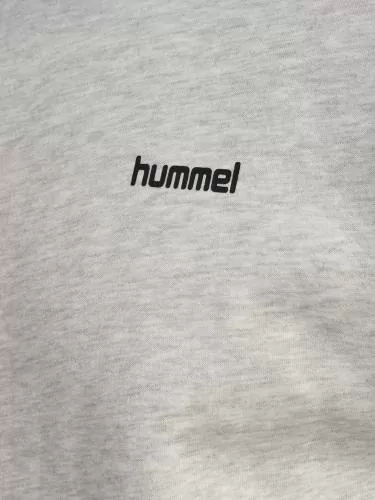Hummel Hmlkeeper Graphic Crewneck - Light Grey Melange