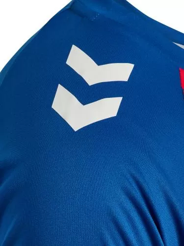 Hummel Hmlmatch Striped Jersey S/S - True Blue/True Red