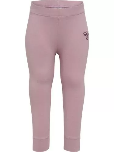 Hummel Hmlmini 2-Pack Tights - Black Plum/Sea Fog