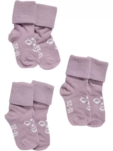 Hummel Hmlmini Bee 3-Pack Sock - Sea Fog