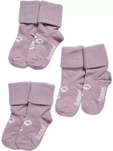 Hummel Hmlmini Bee 3-Pack Sock - Sea Fog