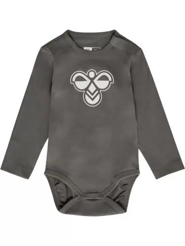 Hummel Hmlmini Logo Body L/S - Dark Gull Gray