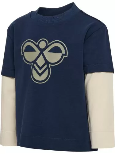 Hummel Hmlmini Loose Layer T-Shirt L/S - Dress Blues