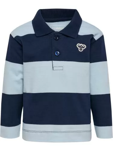 Hummel Hmlmini Loose Stripe Polo Shirt - Dress Blues