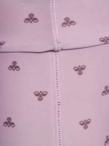 Hummel Hmlmini Neoprene Aop Swim Shorts - Mauve Shadow