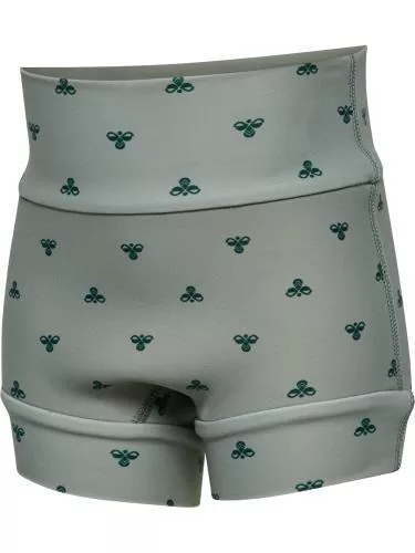 Hummel Hmlmini Neoprene Aop Swim Shorts - Shadow