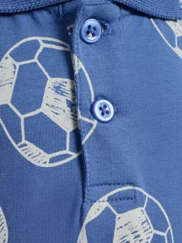 Hummel Hmlmini Reg Polo Bodysuit S/S - Dutch Blue