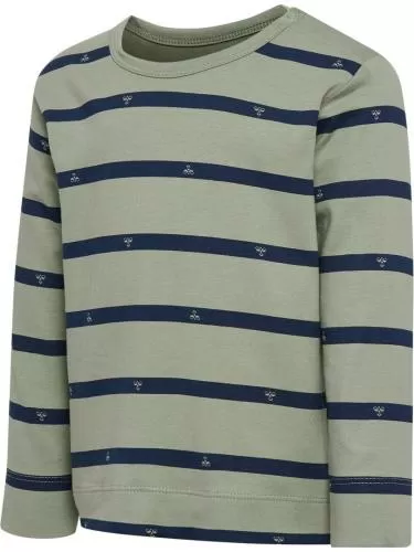 Hummel Hmlmini Reg Stripy Bee T-Shirt L/S - Shadow