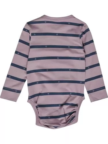 Hummel Hmlmini Stripy Bee Body L/S - Sea Fog