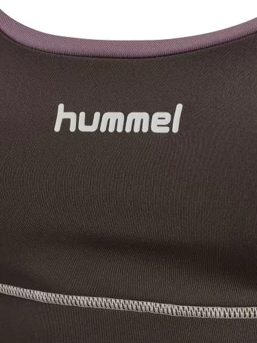 Hummel Hmlpulse Retro Medium Support Bra - Shale