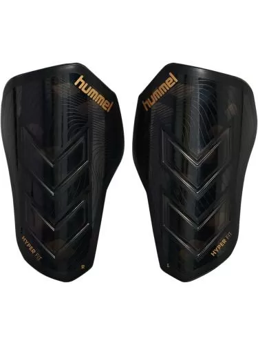 Hummel Hmlshin Guards Hyper Fit - Transparent/Black/Gold