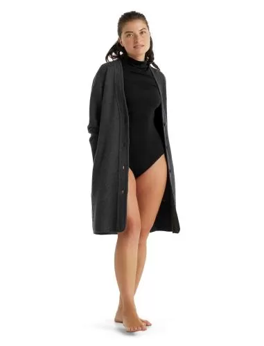 Icebreaker Women Queens LS High Neck Bodysuit - black