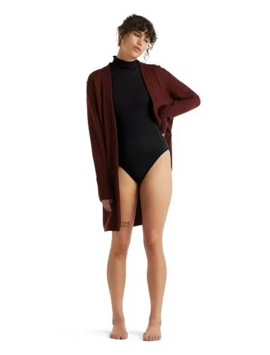 Icebreaker Women Queens LS High Neck Bodysuit - black