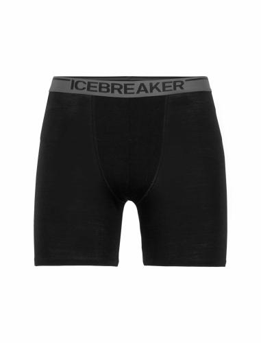 Icebreaker Men Anatomica Long Boxers - black (Grösse: XXL)