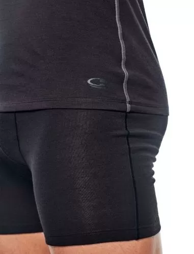 Icebreaker Men Anatomica SS V - black