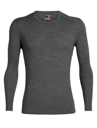 Icebreaker Men 260 Tech LS Crewe - gritstone hthr