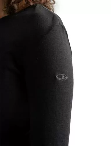 Icebreaker Women 175 Everyday LS Crewe - black