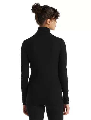 Icebreaker Women 175 Everyday LS Half Zip - black
