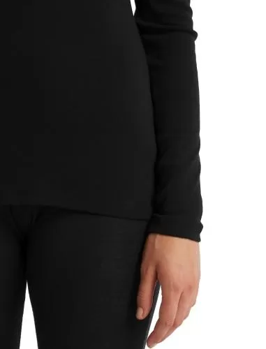 Icebreaker Women 175 Everyday LS Half Zip - black