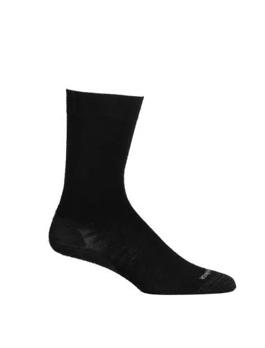 Icebreaker Women Lifestyle_Light Crew - black