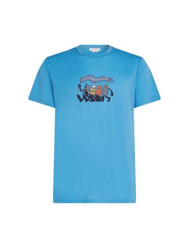 Icebreaker M Mer 150 Tech Lite SS Tee Hike Together - arctic (Grösse: S)