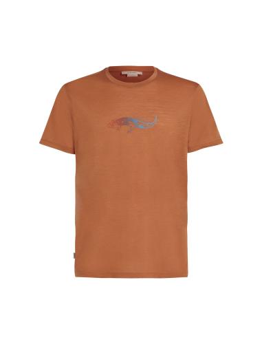 Icebreaker M Mer 150 Tech Lite SS Tee Slimey Salama - dusty clay (Grösse: L)