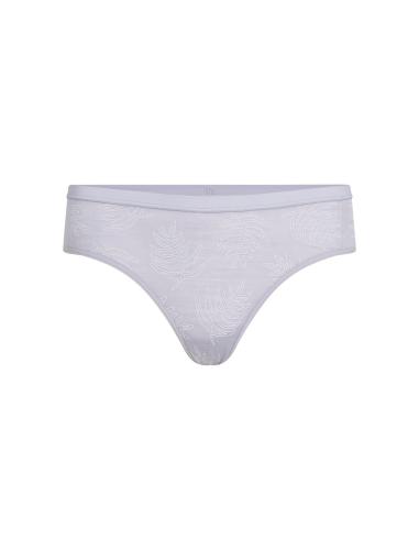 Icebreaker W Mer 150 Siren Hipkini Fresh Ferns AOP – grey quartz (Grösse: S)