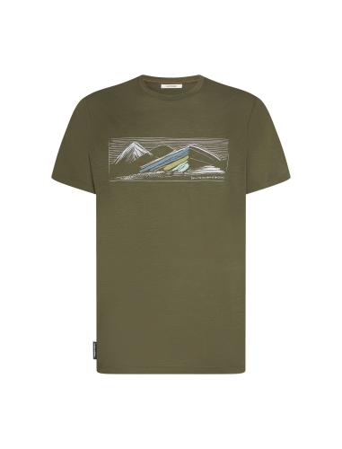 Icebreaker M Merino 150 Tech Lite SS Tee Highland - loden (Grösse: XL)