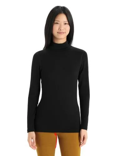 Icebreaker Women 260 Tech LS Turtleneck - black