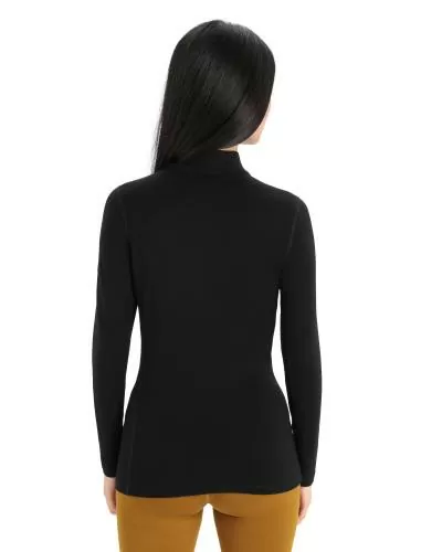 Icebreaker Women 260 Tech LS Turtleneck - black