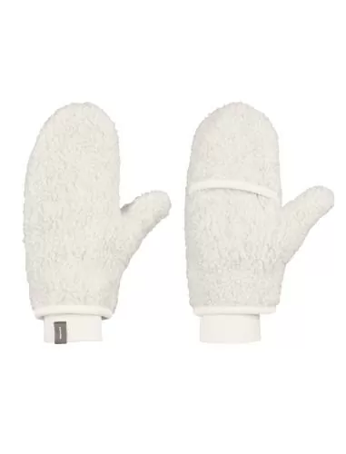 Icebreaker Unisex RealFleece High Pile Mittens - ecru hthr