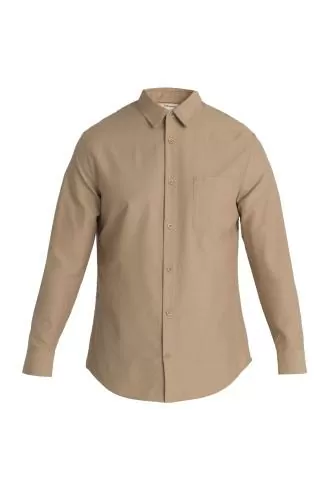 Icebreaker Men Berlin LS Shirt - sand