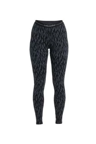 Icebreaker Women Merino 260 Vertex Leggings Glacial Flow - graphite