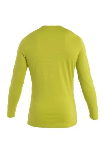 Icebreaker Men 200 Oasis LS Crewe - bio lime