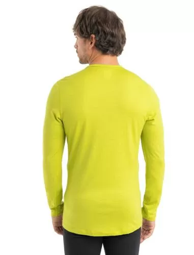 Icebreaker Men 200 Oasis LS Crewe - bio lime
