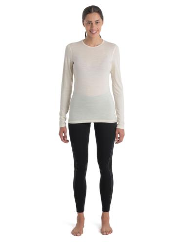 Icebreaker Women 200 Oasis LS Crewe - undyed (Grösse: S)