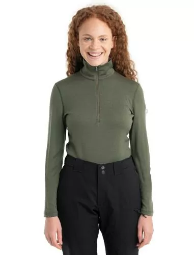 Icebreaker Women 260 Tech LS Half Zip - loden