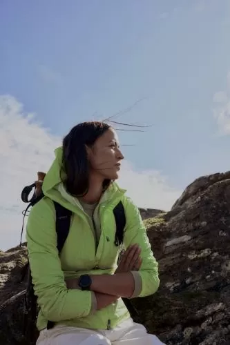 Icebreaker Women Merino Shell+ Cotton Windbreaker - hyper