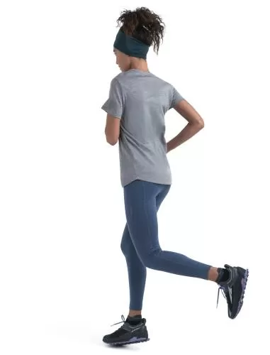 Icebreaker Women Merino 125 Cool-Lite Sphere III SS Tee - metro hthr