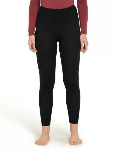 Icebreaker Women Merino Mer 260 Tech High Rise Leggings - black