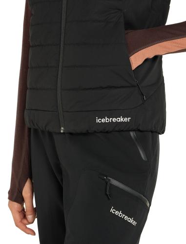 Icebreaker Women 1360 MerinoLoft Vest - black