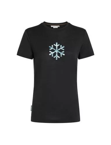 Icebreaker Women Merino Mer 150 Tech Lite SS Tee POW - black