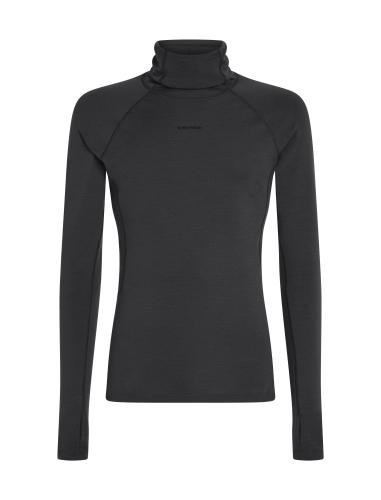 Icebreaker Men 300 MerinoFine Polar LS Roll Neck - black (Grösse: M)