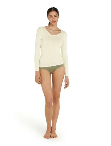 Icebreaker Women Merino Siren LS Sweetheart - undyed