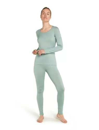 Icebreaker Women Merino 200 Oasis Leggings - moss