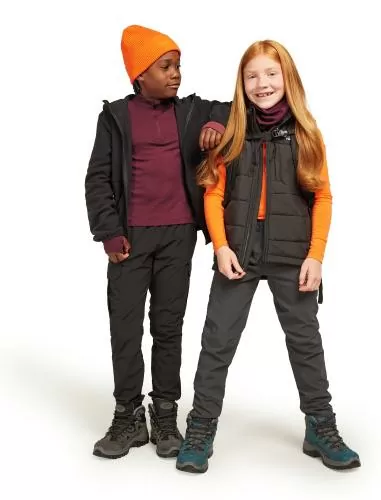 Icebreaker Kids Merino 260 Tech LS Half Zip - port