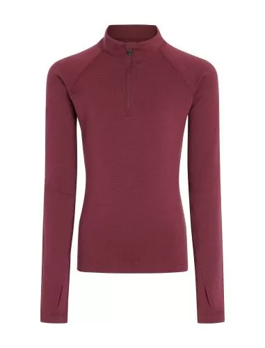 Icebreaker Kids Merino 260 Tech LS Half Zip - port