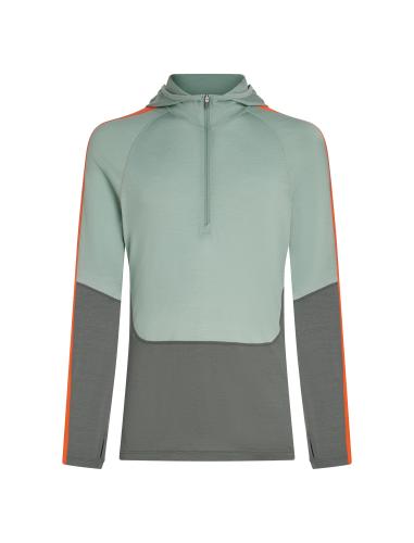 Icebreaker Men Merino Mer 200 Sonebula LS Half Zip Hood - galaxy (Grösse: XL)