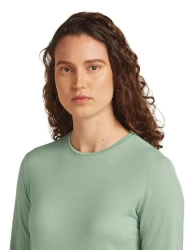 Icebreaker Women Merino Blend 125 Cool-Lite Sphere LS Tee - seaglass