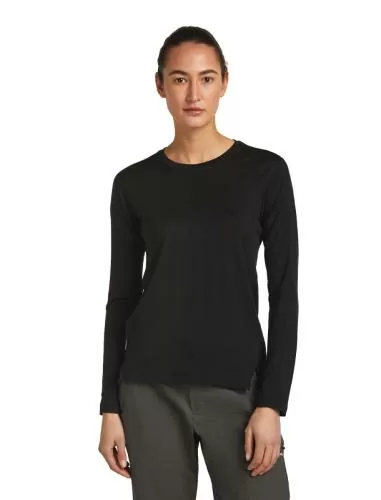 Icebreaker Women 150 MerinoFine Ace LS Tee - black